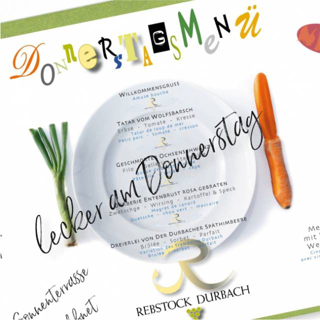 Donnerstagsmenü